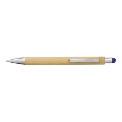 Gift Campaign Penna in bambù con gommino touch screen colorato e inchiostro blu> Penne Ecologiche|Penne Touch