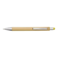 Gift Campaign Penna in bambù con gommino touch screen colorato e inchiostro blu></noscript> Penne Ecologiche|Penne Touch