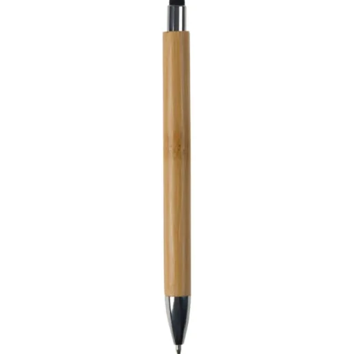 Gift Campaign Penna in bambù con gommino touch colorato e inchiostro blu> Penne Touch