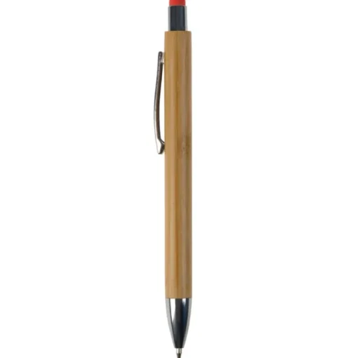 Gift Campaign Penna in bambù con gommino touch colorato e inchiostro blu> Penne Touch