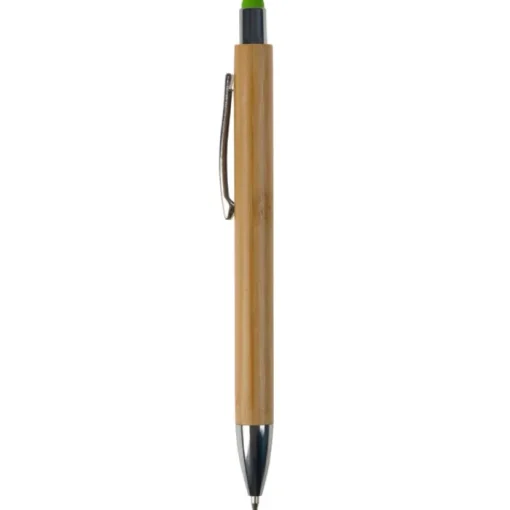 Gift Campaign Penna in bambù con gommino touch colorato e inchiostro blu> Penne Touch