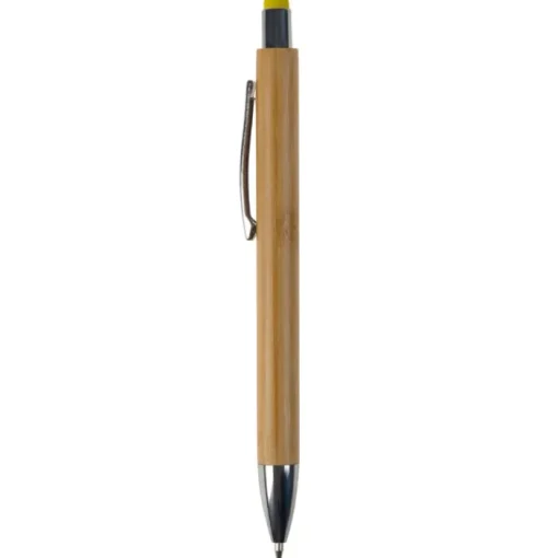Gift Campaign Penna in bambù con gommino touch colorato e inchiostro blu> Penne Touch
