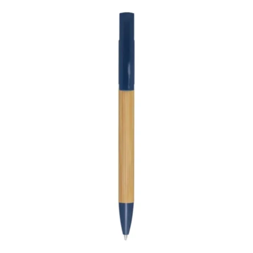 Gift Campaign Penna in bambù con supporto per telefono incorporato e inchiostro blu> Penne Ecologiche
