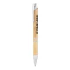 Gift Campaign Penna in bambù e alluminio con logo inchiostro blu Aster Bamboo> Penne Ecologiche