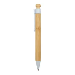 Gift Campaign Penna in bambù e plastica riciclata con clip inchiostro nero></noscript> Penne Ecologiche