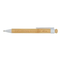 Gift Campaign Penna in bambù e plastica riciclata con clip inchiostro nero></noscript> Penne Ecologiche