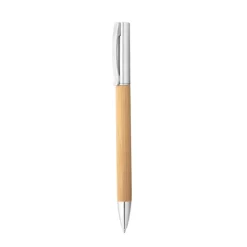 Gift Campaign Penna in bambù twist con finitura metallica opaca ed inchiostro blu> Penne Ecologiche