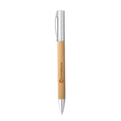 Gift Campaign Penna in bambù twist con finitura metallica opaca ed inchiostro blu></noscript> Penne Ecologiche