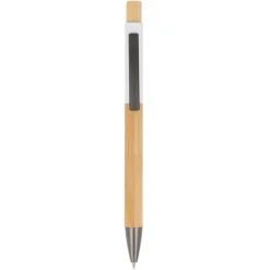 Gift Campaign Penna in legno con clip in metallo e dettaglio colorato inchiostro blu> Penne Ecologiche