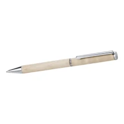 Gift Campaign Penna in legno d'acero con clip in metallo e inchiostro Dokumental blu> Penne Ecologiche