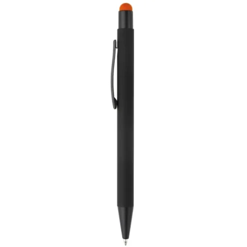 Gift Campaign Penna in metallo con gommino touch colorato e inchiostro blu> Penne In Metallo