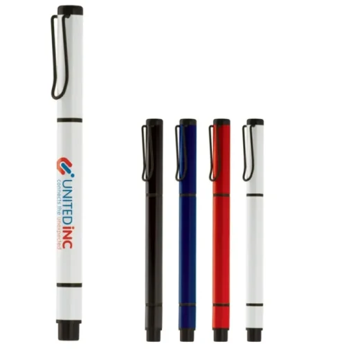 Gift Campaign Penna in metallo con inchiostro blu ed evidenziatore giallo> Penne In Metallo