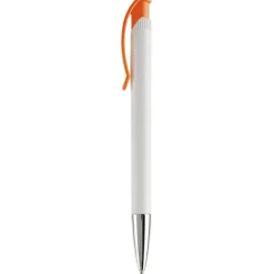 Gift Campaign Penna in plastica bianca con dettagli sul pulsante></noscript> Penne Di Plastica