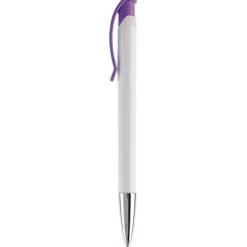 Gift Campaign Penna in plastica bianca con dettagli sul pulsante></noscript> Penne Di Plastica
