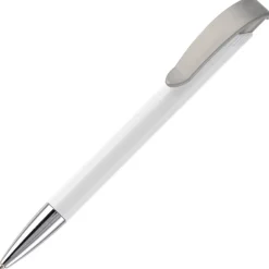 Gift Campaign Penna in plastica bianca con dettagli sul pulsante></noscript> Penne Di Plastica