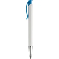 Gift Campaign Penna in plastica bianca con dettagli sul pulsante></noscript> Penne Di Plastica