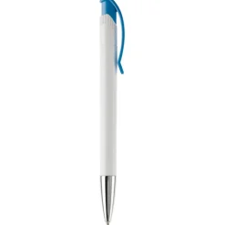 Gift Campaign Penna in plastica bianca con dettagli sul pulsante></noscript> Penne Di Plastica