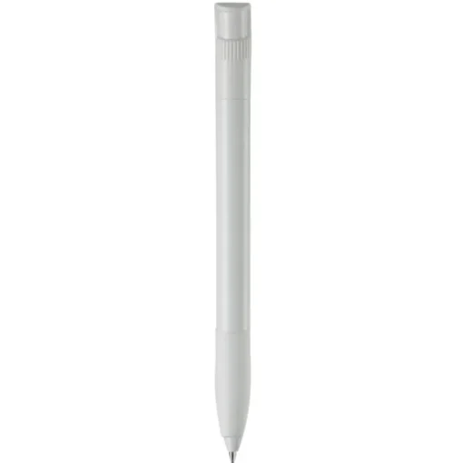 Gift Campaign Penna in plastica bianca con clip ad arco colorata e inchiostro blu> Penne Di Plastica