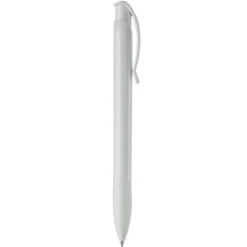 Gift Campaign Penna in plastica bianca con clip ad arco colorata e inchiostro blu></noscript> Penne Di Plastica