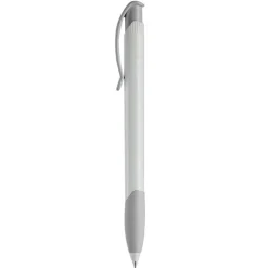 Gift Campaign Penna in plastica bianca con clip ad arco colorata e inchiostro blu></noscript> Penne Di Plastica