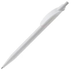Gift Campaign Penna in plastica bianca con clip arcuata colorato e inchiostro blu> Penne Di Plastica