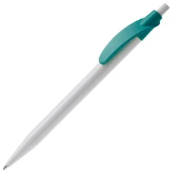 Gift Campaign Penna in plastica bianca con clip arcuata colorato e inchiostro blu></noscript> Penne Di Plastica
