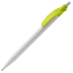 Gift Campaign Penna in plastica bianca con clip arcuata colorato e inchiostro blu></noscript> Penne Di Plastica