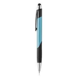 Gift Campaign Penna in plastica colorata con gommino touchscreen e inchiostro blu> Penne Touch|Penne Di Plastica