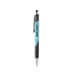 Gift Campaign Penna in plastica colorata con gommino touchscreen e inchiostro blu></noscript> Penne Touch|Penne Di Plastica