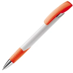 Gift Campaign Penna in plastica con clip e impugnatura colorata inchiostro blu></noscript> Penne Di Plastica