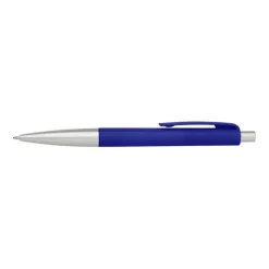 Gift Campaign Penna in plastica con dettagli argentati alle estremità inchiostro blu></noscript> Penne Di Plastica