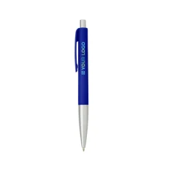 Gift Campaign Penna in plastica con dettagli argentati alle estremità inchiostro blu></noscript> Penne Di Plastica