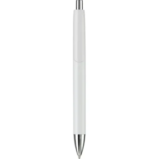Gift Campaign Penna in plastica con pulsante e punta in metallo inchiostro blu> Penne Di Plastica