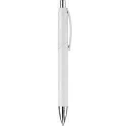 Gift Campaign Penna in plastica con pulsante e punta in metallo inchiostro blu></noscript> Penne Di Plastica
