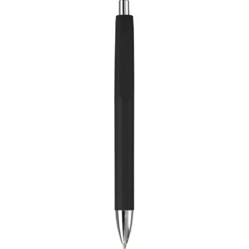 Gift Campaign Penna in plastica con pulsante e punta in metallo inchiostro blu> Penne Di Plastica