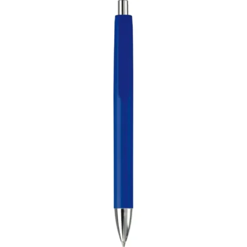 Gift Campaign Penna in plastica con pulsante e punta in metallo inchiostro blu> Penne Di Plastica