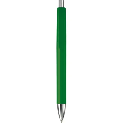 Gift Campaign Penna in plastica con pulsante e punta in metallo inchiostro blu> Penne Di Plastica