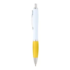 Gift Campaign Penna in plastica riciclata curva con grip inchiostro nero> Penne Ecologiche|Penne Di Plastica