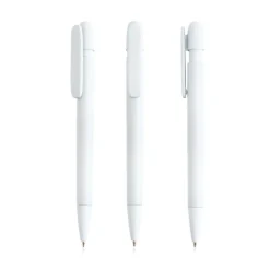 Gift Campaign Penna in plastica riciclata con clip larga con inchiostro blu> Penne Ecologiche|Penne Di Plastica