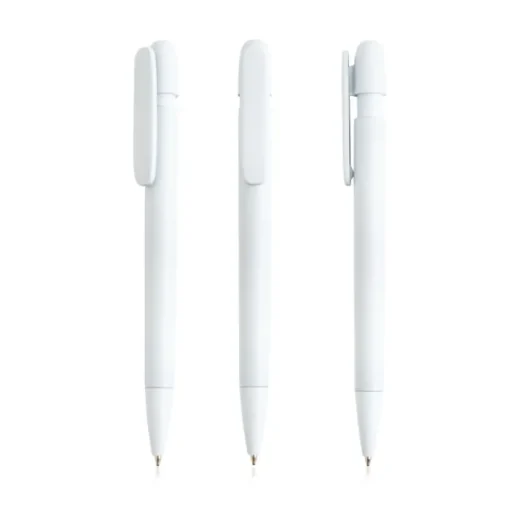 Gift Campaign Penna in plastica riciclata con clip larga con inchiostro blu> Penne Ecologiche|Penne Di Plastica