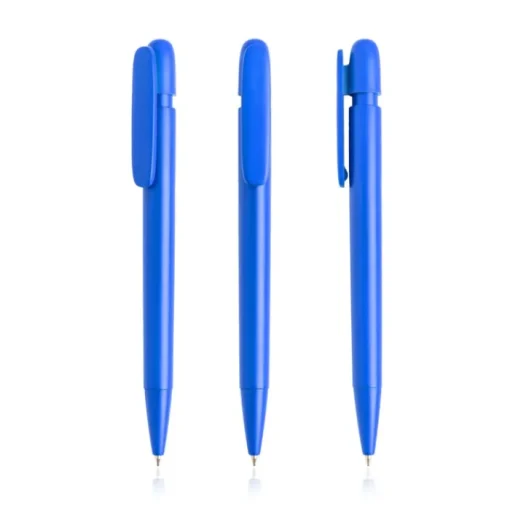 Gift Campaign Penna in plastica riciclata con clip larga con inchiostro blu> Penne Ecologiche|Penne Di Plastica