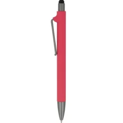 Gift Campaign Penna in plastica riciclata con gommino touch nero e inchiostro blu></noscript> Penne Ecologiche|Penne Di Plastica