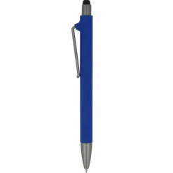 Gift Campaign Penna in plastica riciclata con gommino touch nero e inchiostro blu></noscript> Penne Ecologiche|Penne Di Plastica
