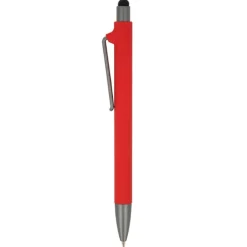 Gift Campaign Penna in plastica riciclata con gommino touch nero e inchiostro blu></noscript> Penne Ecologiche|Penne Di Plastica