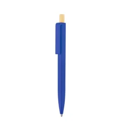 Gift Campaign Penna in plastica riciclata con pulsante in bambù inchiostro blu></noscript> Penne Ecologiche|Penne Di Plastica