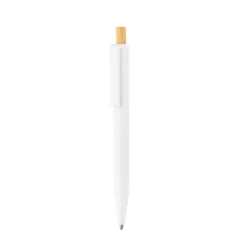 Gift Campaign Penna in plastica riciclata con pulsante in bambù inchiostro blu></noscript> Penne Ecologiche|Penne Di Plastica