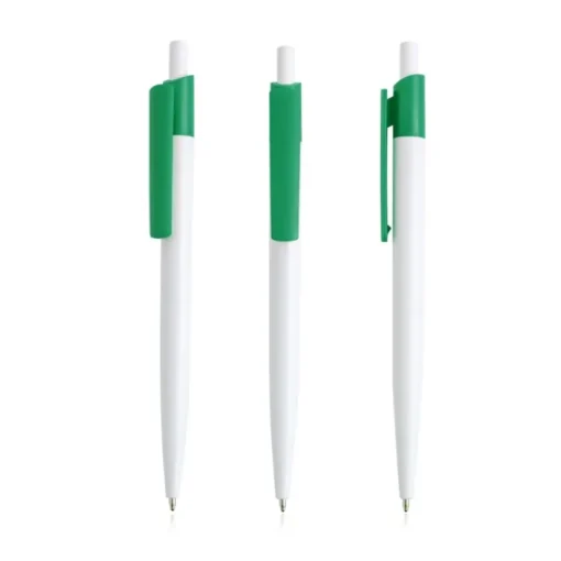 Gift Campaign Penna in plastica riciclata con clip larga colorata con inchiostro blu> Penne Ecologiche|Penne Di Plastica