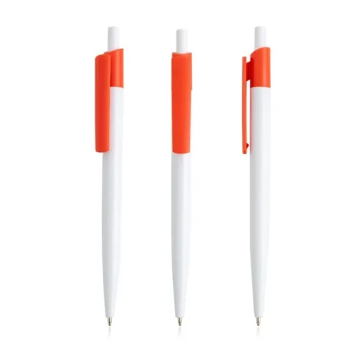 Gift Campaign Penna in plastica riciclata con clip larga colorata con inchiostro blu> Penne Ecologiche|Penne Di Plastica