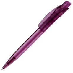 Gift Campaign Penna in plastica trasparente con pulsante squadrato e inchiostro blu></noscript> Penne Di Plastica