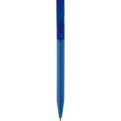 Gift Campaign Penna in plastica trasparente con finitura morbido e inchiostro blu> Penne Di Plastica